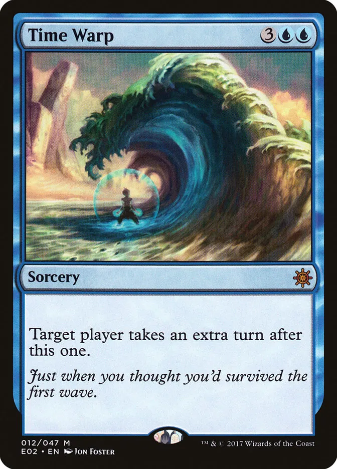 2017 Explorers of Ixalan Time Warp mythic #12 unlisted card image