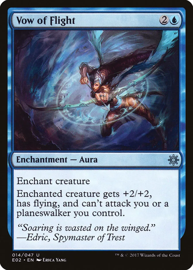 2017 Explorers of Ixalan Vow of Flight uncommon #14 unlisted card image