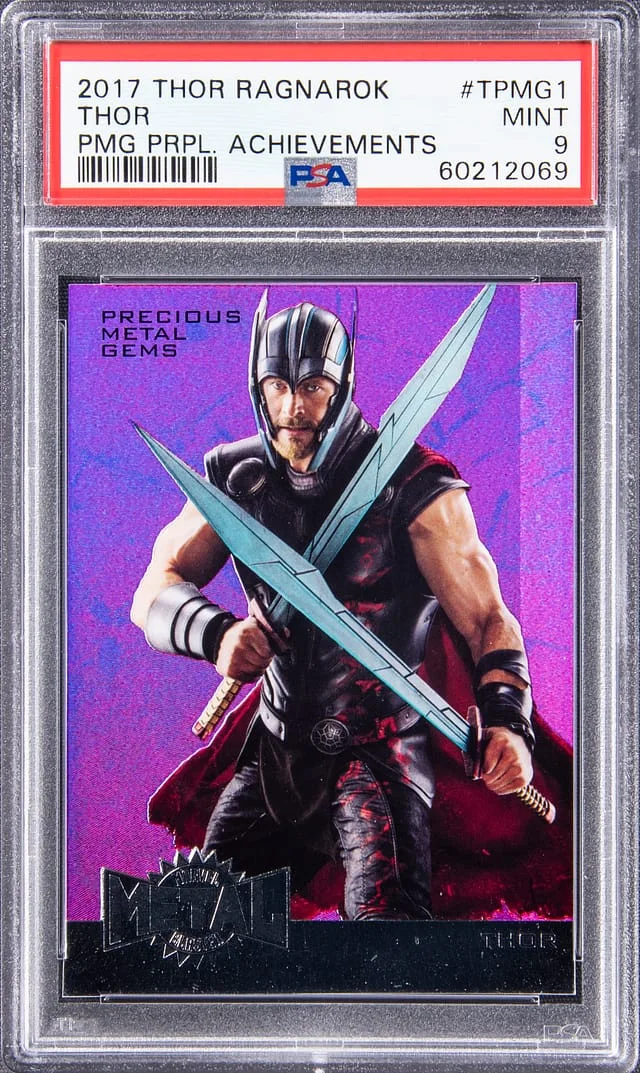 2017 Fleer Thor Ragnarok Precious Metal Gems (PMG) Purple #TPMG1 card image