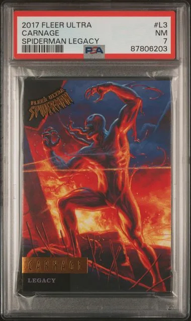 2017 Fleer Ultra Spider-Man Carnage Legacy #L3 card image