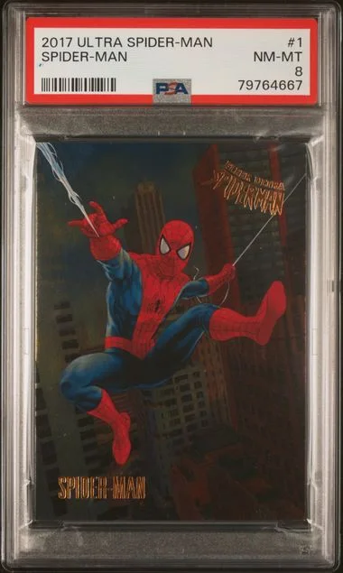 2017 Fleer Ultra Spider-Man Spider-Man #1 card image