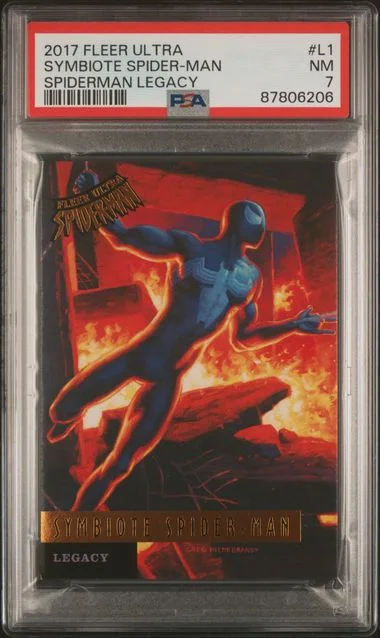 2017 Fleer Ultra Spider-Man Symbiote Spider-Man Legacy #L1 card image