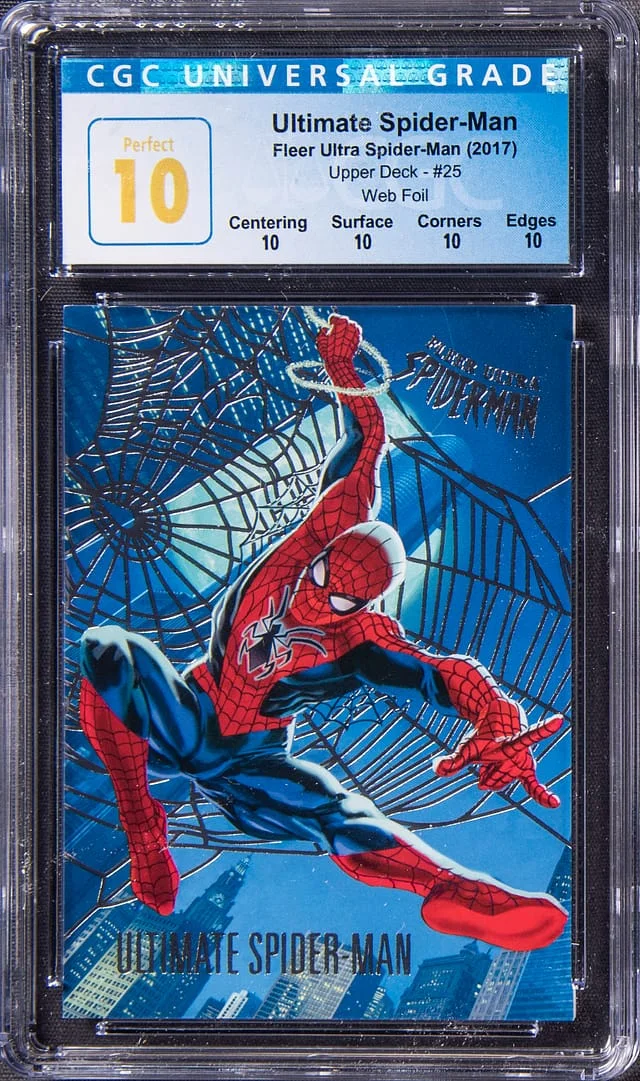 2017 Fleer Ultra Spider-Man Ultimate Spider-Man Web Foil #25 card image