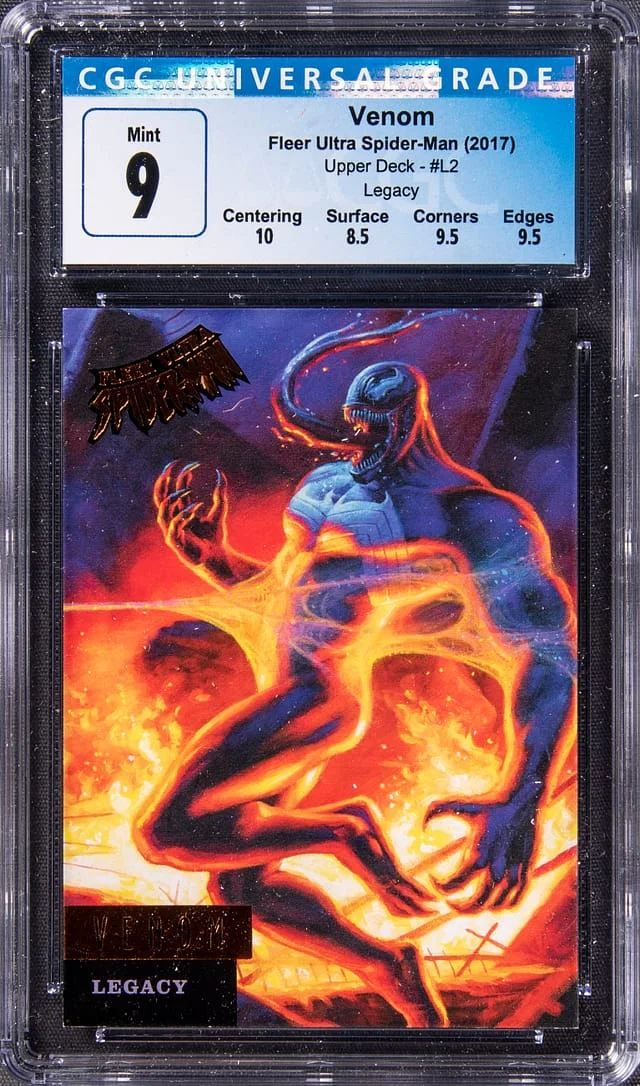 2017 Fleer Ultra Spider-Man Venom Legacy #L2 card image