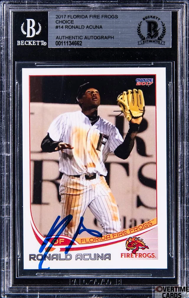 2017 Florida Fire Frogs Choice Ronald Acuna Jr. #14 card image