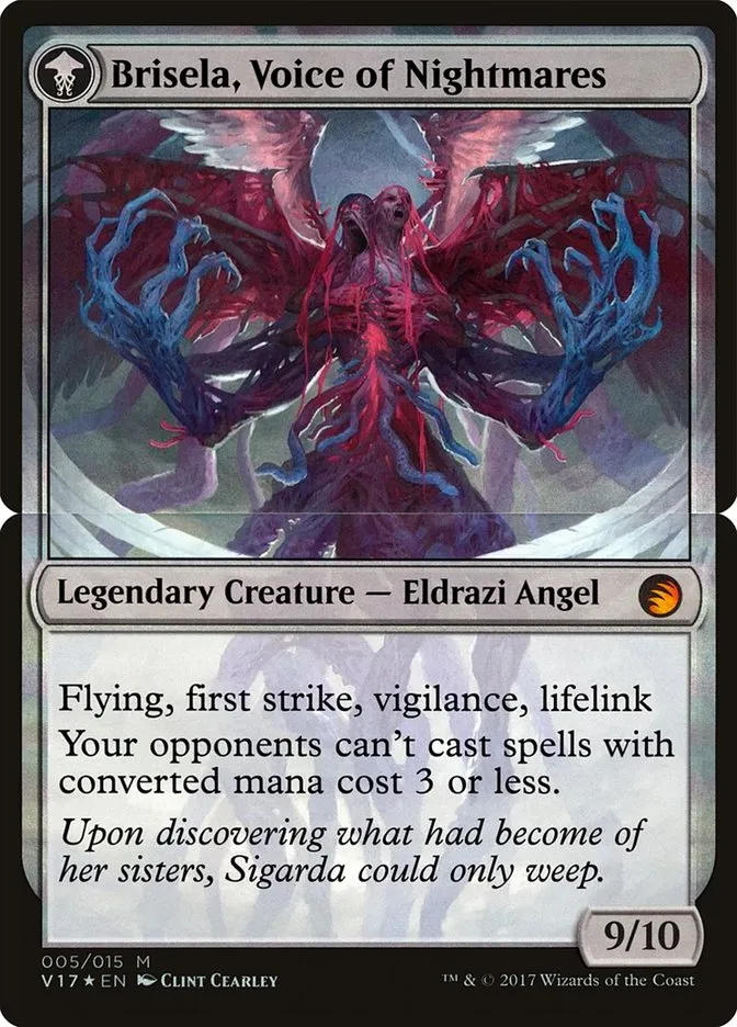 2017 From the Vault: Transform Brisela, Voice of Nightmares mythic #5b unlisted card image