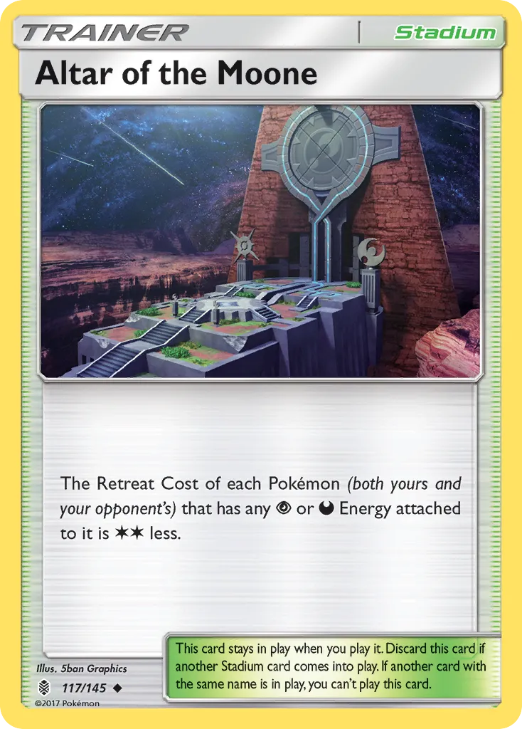 2017 Guardians Rising Altar of the Moone #117/145 Uncommon card image