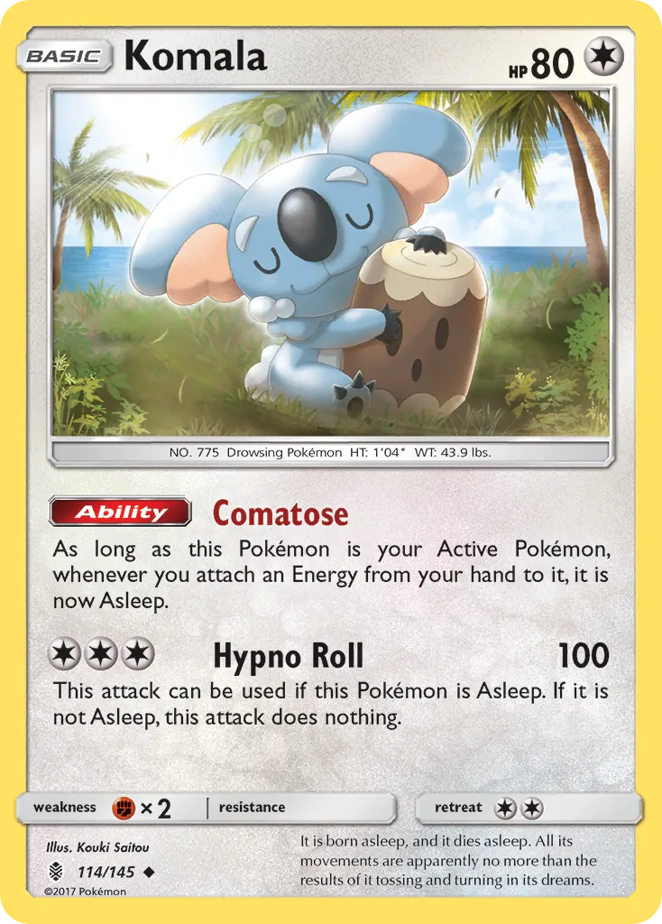 2017 Guardians Rising Komala #114/145 Uncommon card image