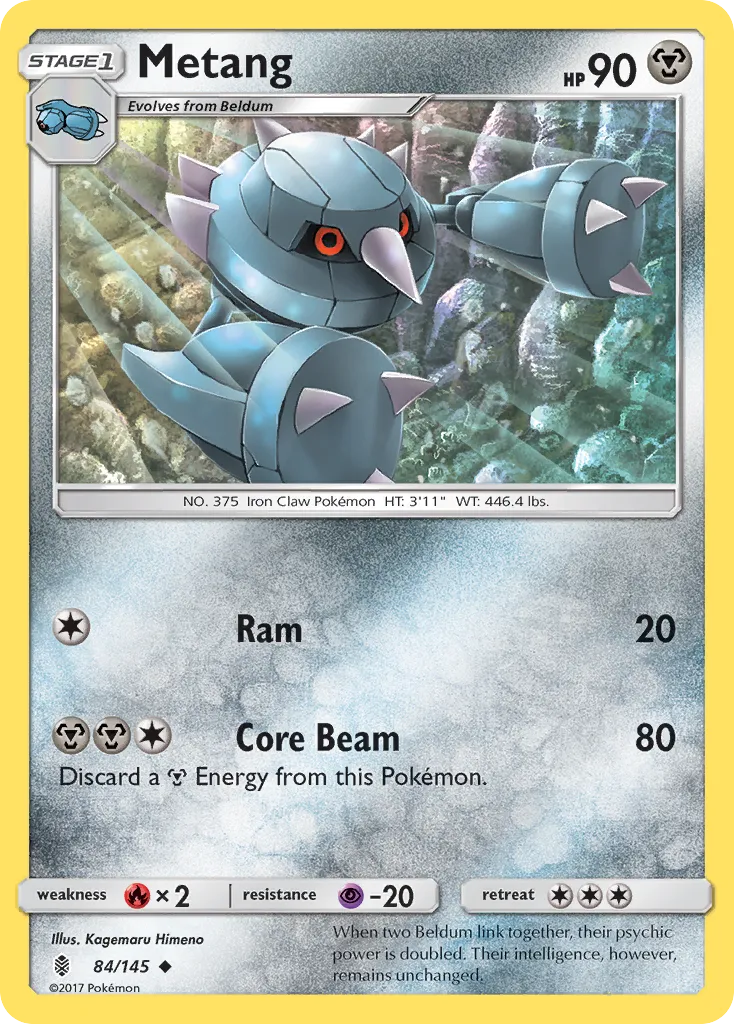 2017 Guardians Rising Metang #084/145 Uncommon card image