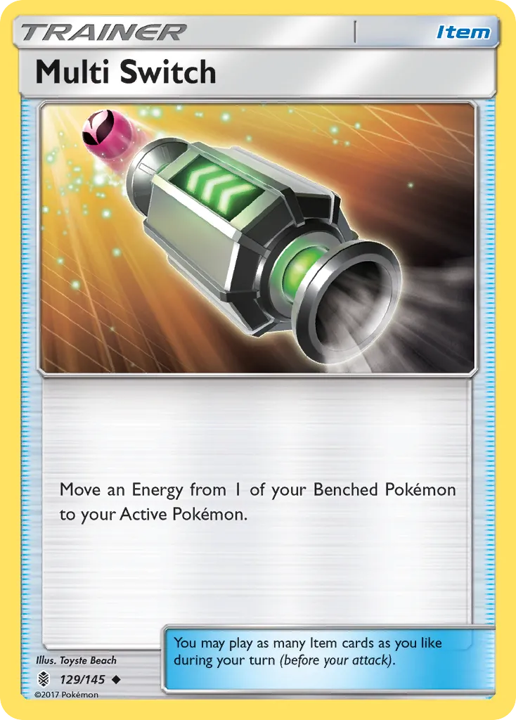 2017 Guardians Rising Multi Switch Uncommon #129/145 Uncommon card image
