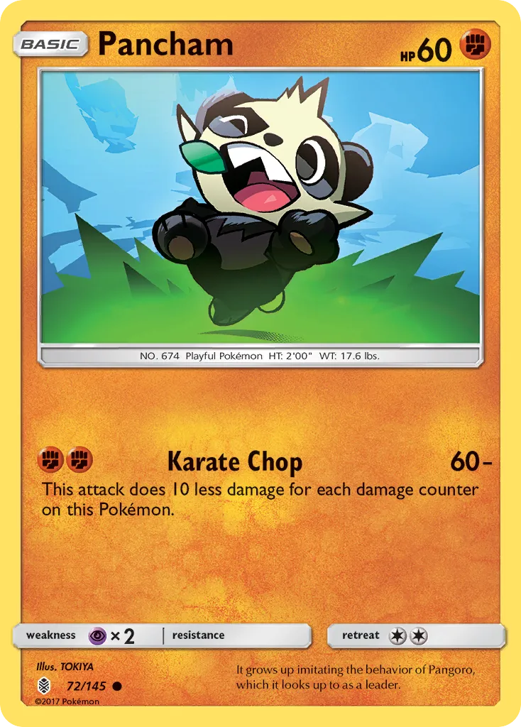 2017 Guardians Rising Pancham Common #072/145 Common card image