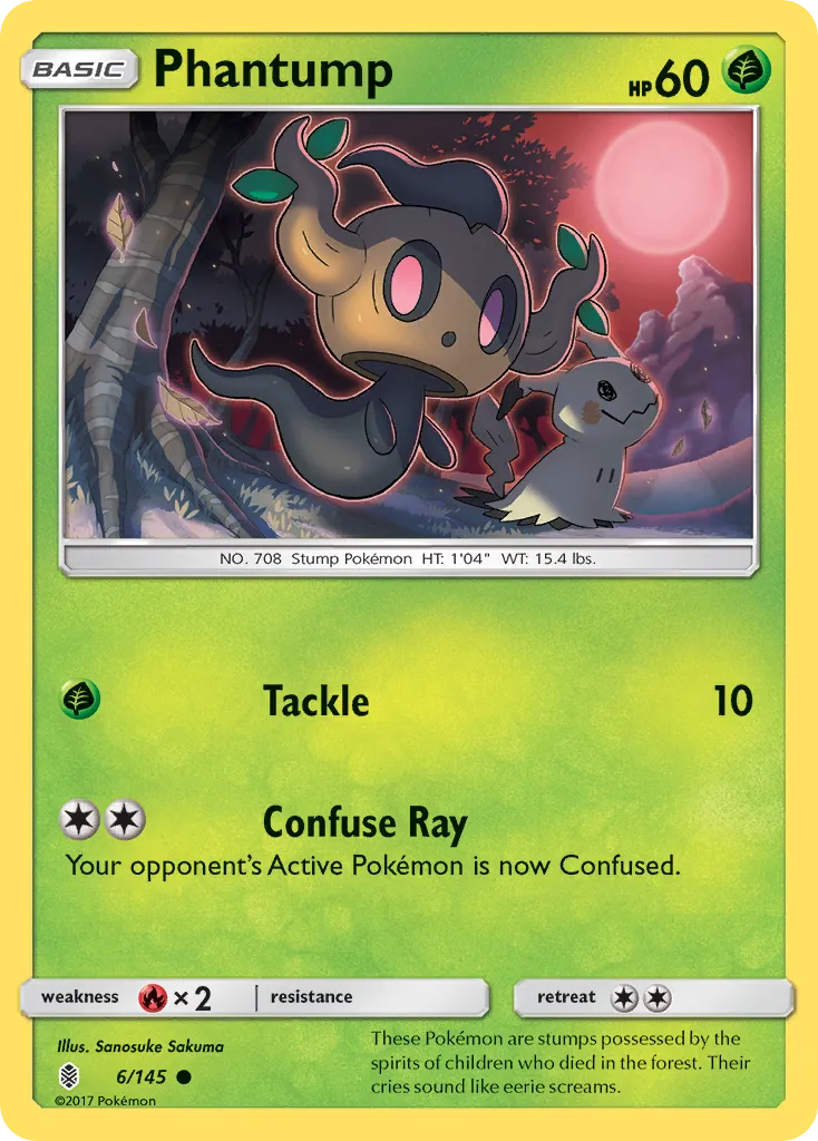 2017 Guardians Rising Phantump Common #006/145 Common card image