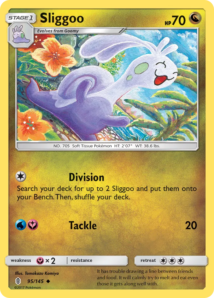 2017 Guardians Rising Sliggoo #095/145 Uncommon card image