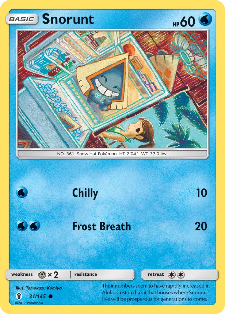 2017 Guardians Rising Snorunt Common #031/145 Common card image