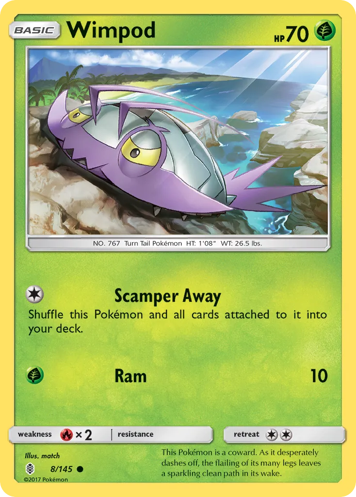 2017 Guardians Rising Wimpod Common #008/145 Common card image