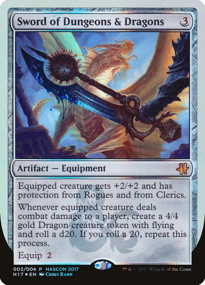 2017 HasCon 2017 Sword of Dungeons & Dragons mythic #3 unlisted card image
