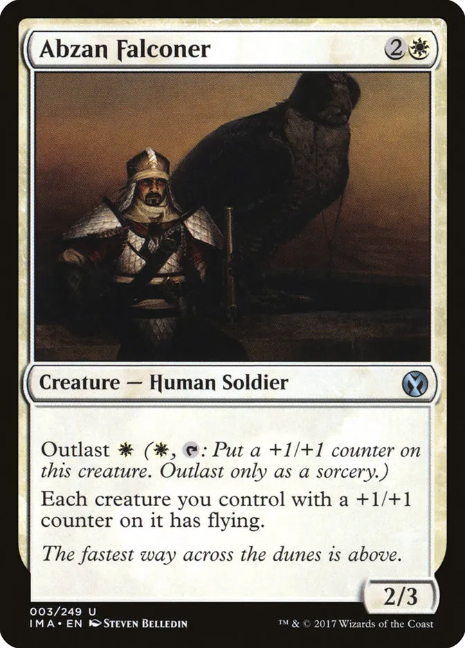 2017 Iconic Masters Abzan Falconer uncommon #3 unlisted card image