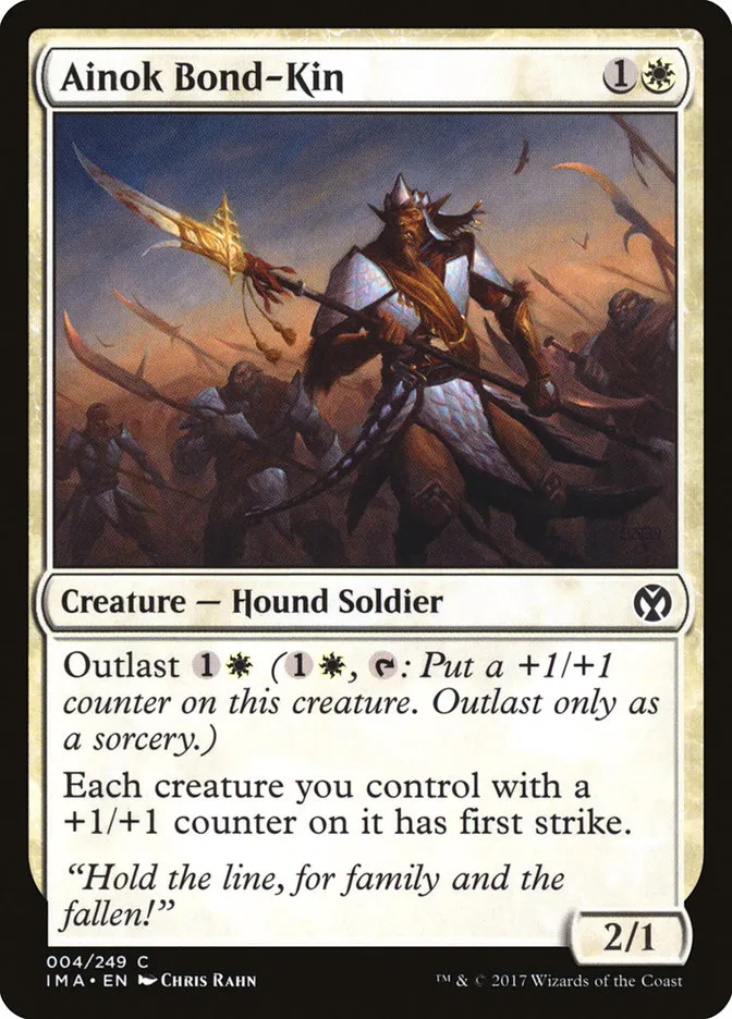 2017 Iconic Masters Ainok Bond-Kin common #4 unlisted card image