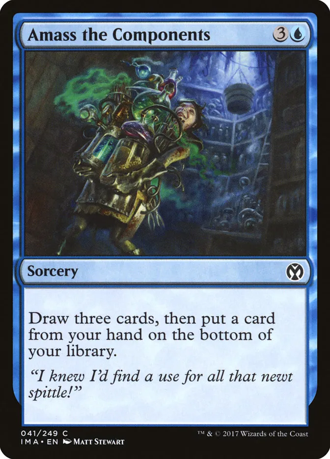 2017 Iconic Masters Amass the Components common #41 unlisted card image