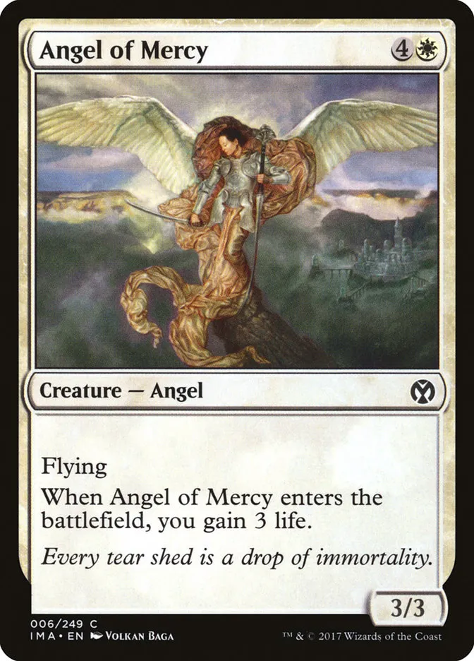 2017 Iconic Masters Angel of Mercy common #6 unlisted card image