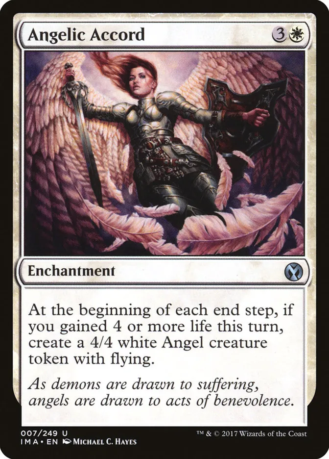 2017 Iconic Masters Angelic Accord uncommon #7 unlisted card image