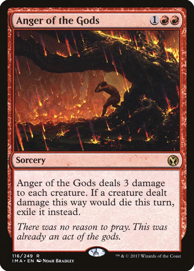 2017 Iconic Masters Anger of the Gods rare #116 unlisted card image