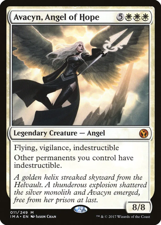 2017 Iconic Masters Avacyn, Angel of Hope mythic #11 unlisted card image