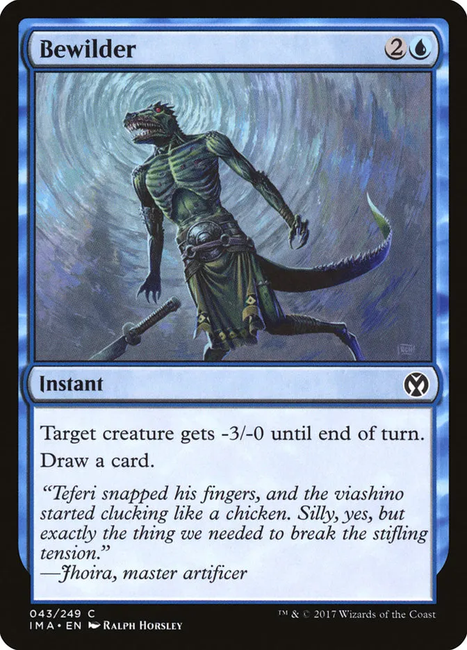 2017 Iconic Masters Bewilder common #43 unlisted card image