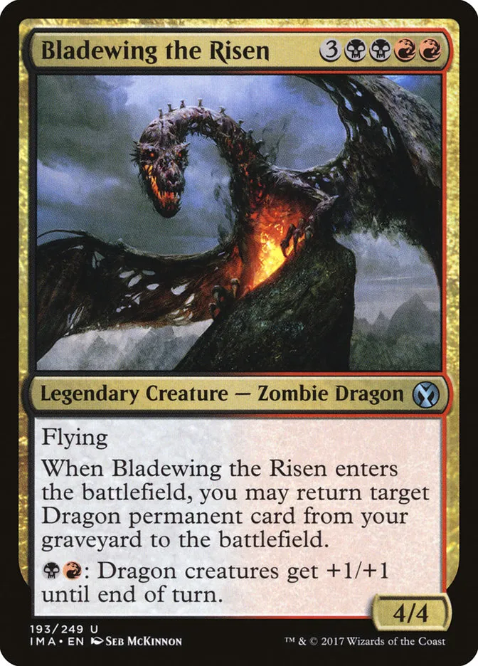 2017 Iconic Masters Bladewing the Risen uncommon #193 unlisted card image