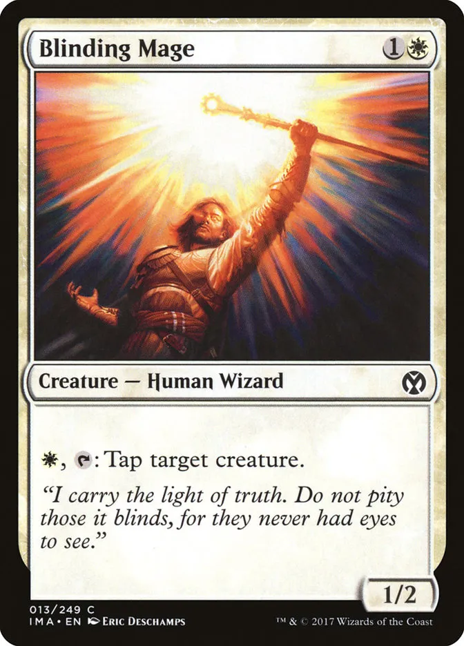 2017 Iconic Masters Blinding Mage common #13 unlisted card image