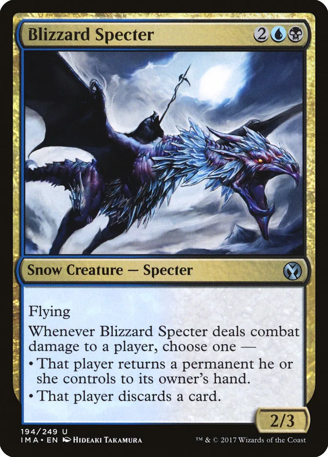 2017 Iconic Masters Blizzard Specter uncommon #194 unlisted card image
