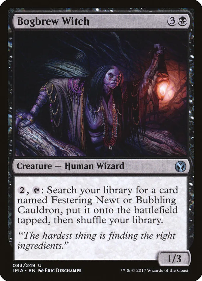 2017 Iconic Masters Bogbrew Witch uncommon #83 unlisted card image