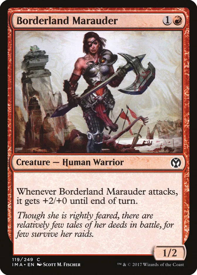 2017 Iconic Masters Borderland Marauder common #119 unlisted card image