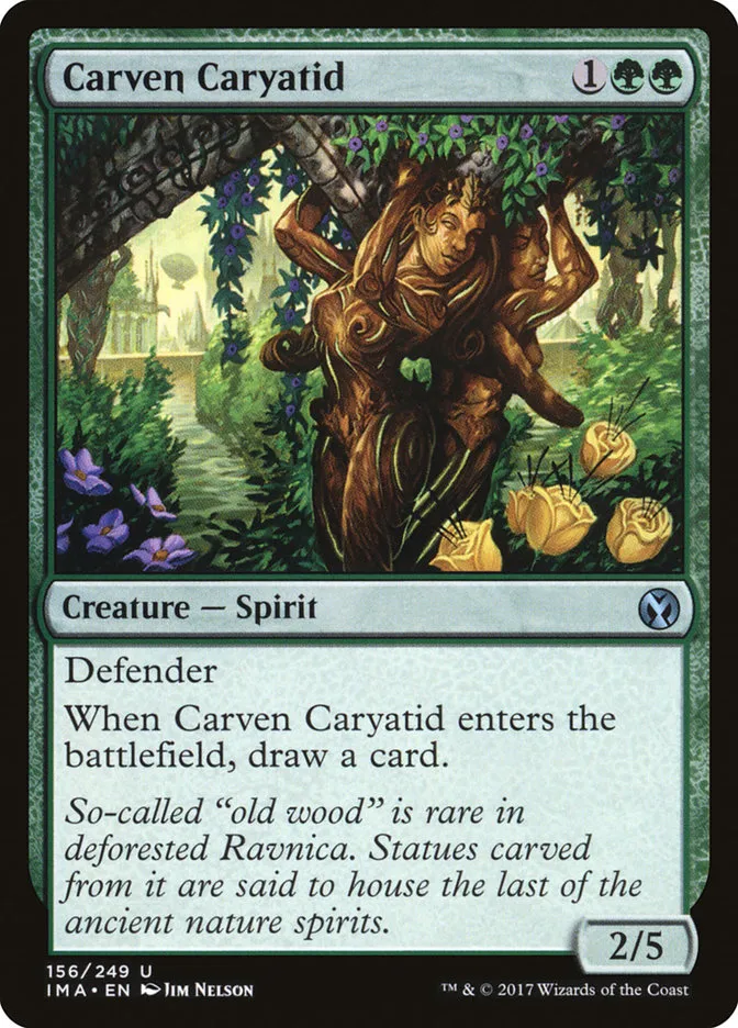 2017 Iconic Masters Carven Caryatid uncommon #156 unlisted card image
