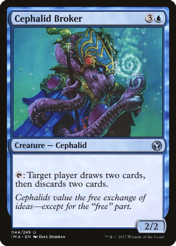 2017 Iconic Masters Cephalid Broker uncommon #44 unlisted card image