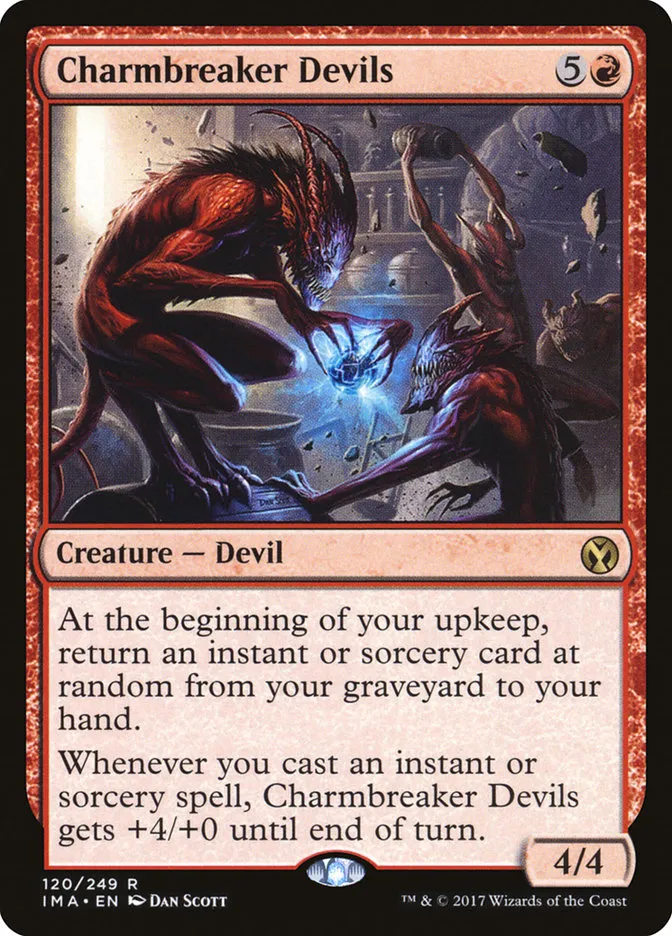 2017 Iconic Masters Charmbreaker Devils rare #120 unlisted card image
