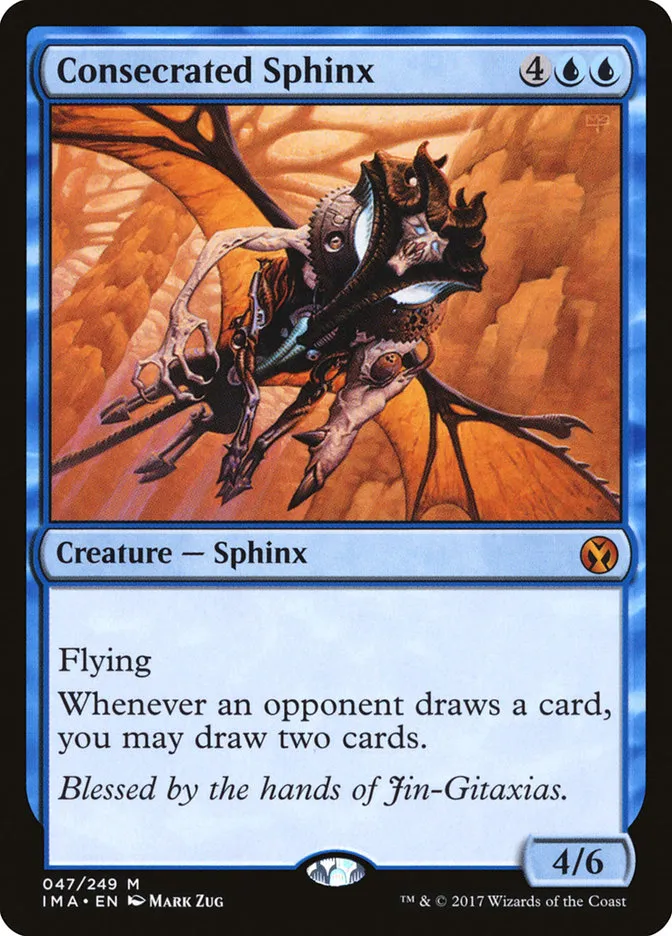 2017 Iconic Masters Consecrated Sphinx mythic #47 unlisted card image