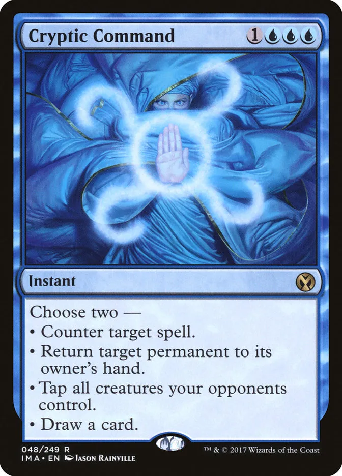 2017 Iconic Masters Cryptic Command rare #48 unlisted card image