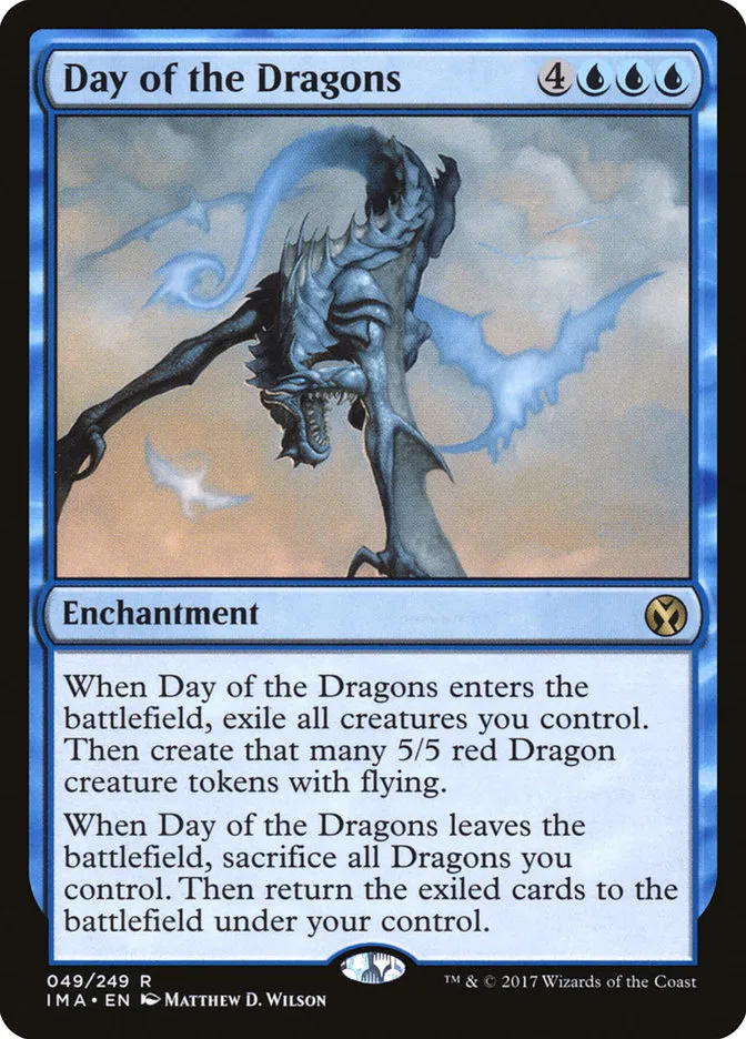 2017 Iconic Masters Day of the Dragons rare #49 unlisted card image