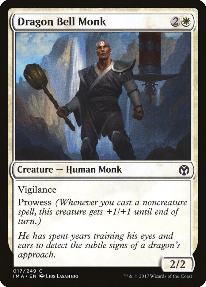 2017 Iconic Masters Dragon Bell Monk common #17 unlisted card image