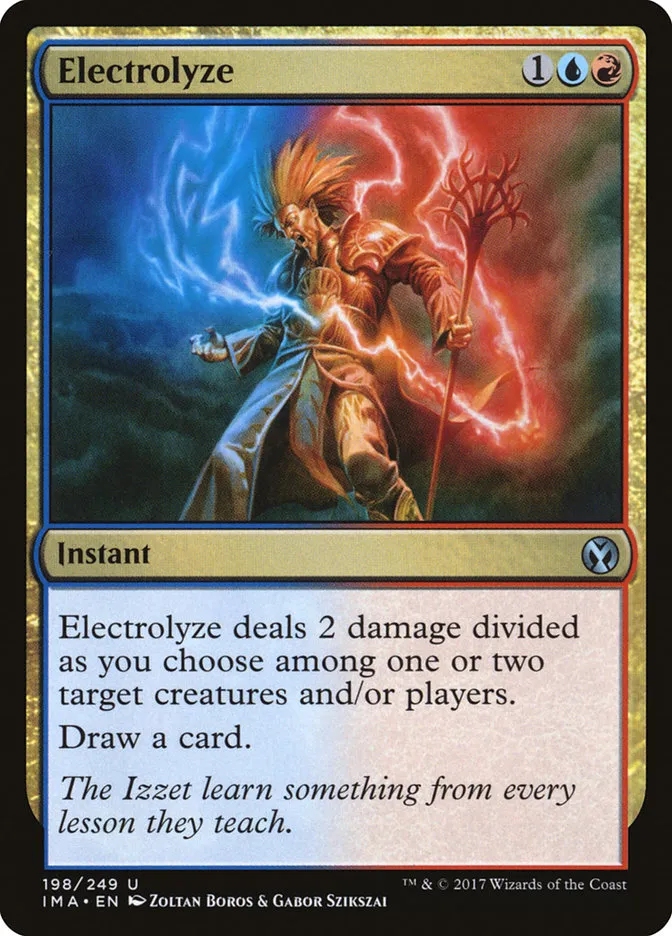 2017 Iconic Masters Electrolyze uncommon #198 unlisted card image
