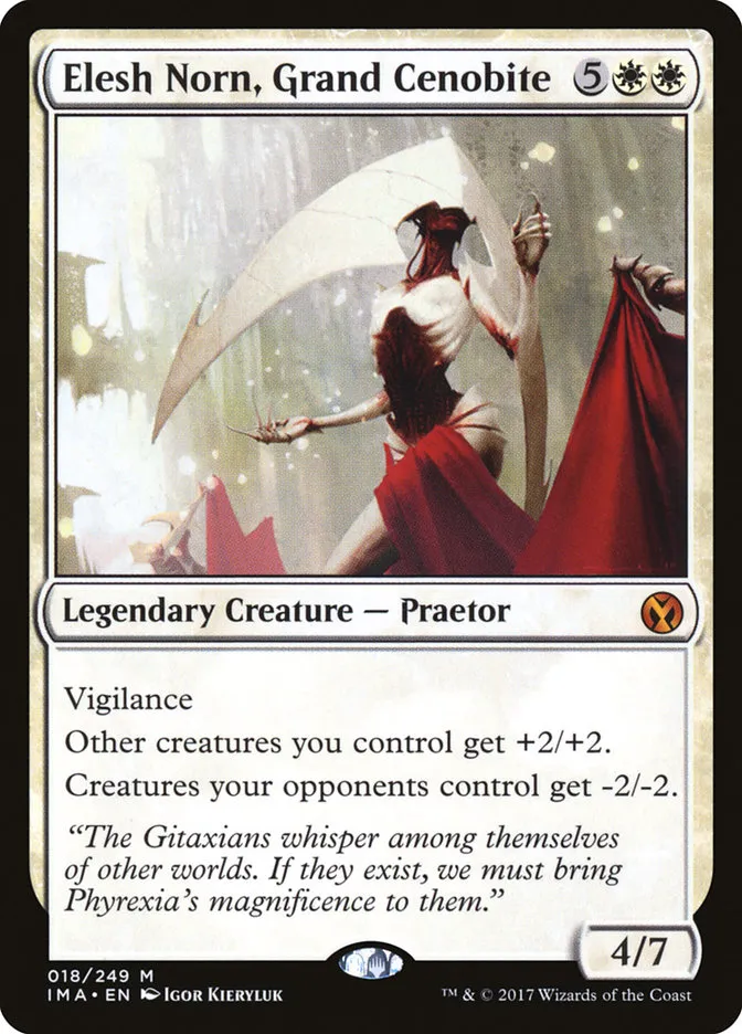 2017 Iconic Masters Elesh Norn, Grand Cenobite mythic #18 unlisted card image