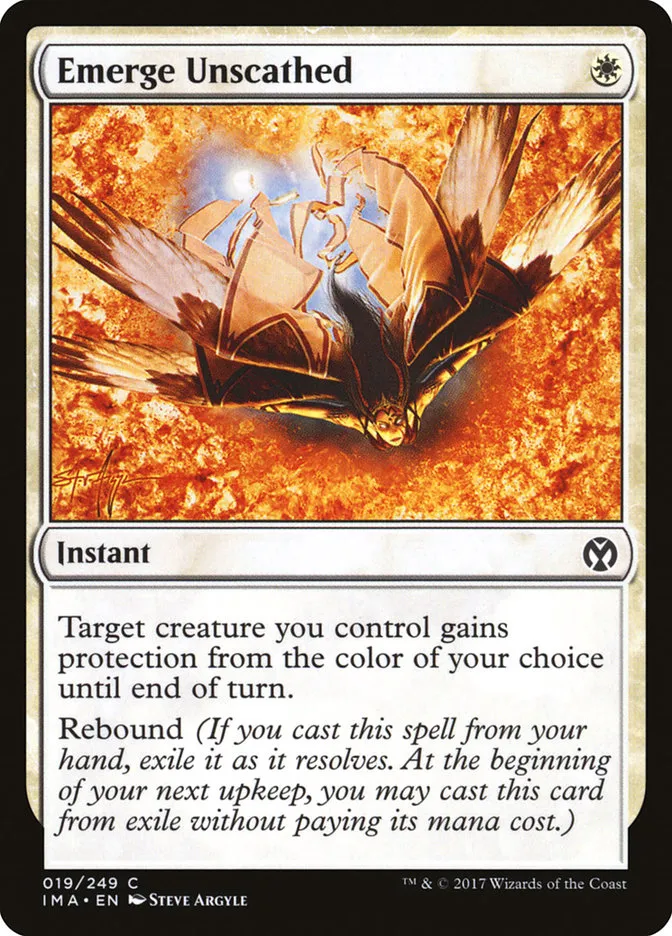 2017 Iconic Masters Emerge Unscathed common #19 unlisted card image