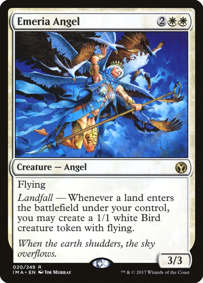 2017 Iconic Masters Emeria Angel rare #20 unlisted card image