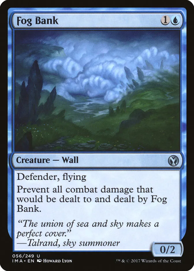 2017 Iconic Masters Fog Bank uncommon #56 unlisted card image