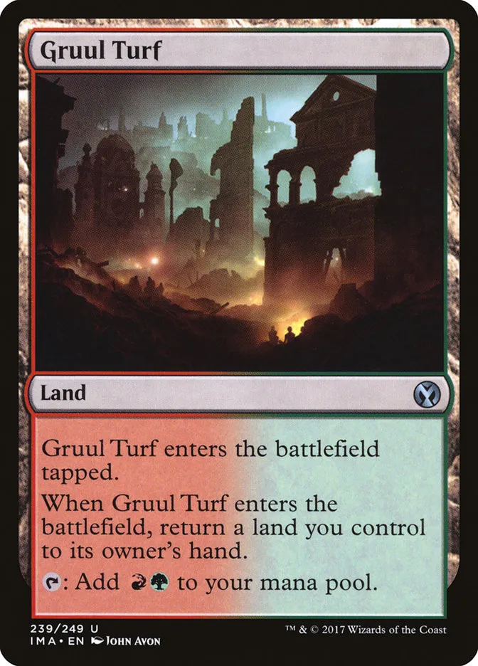 2017 Iconic Masters Gruul Turf uncommon #239 unlisted card image