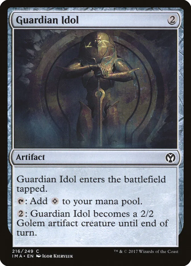 2017 Iconic Masters Guardian Idol common #216 unlisted card image