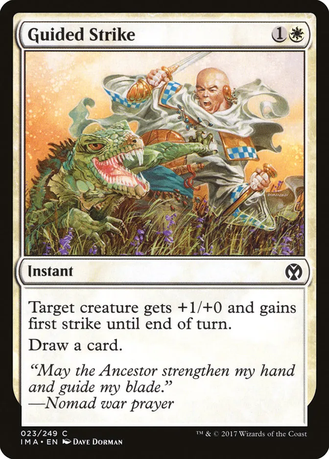 2017 Iconic Masters Guided Strike common #23 unlisted card image