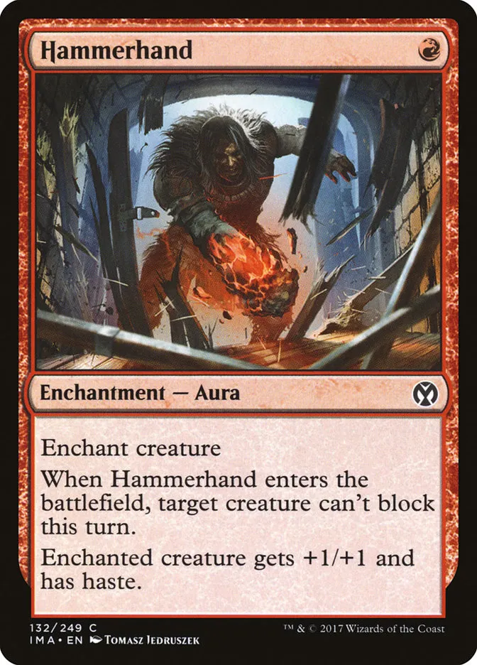 2017 Iconic Masters Hammerhand common #132 unlisted card image