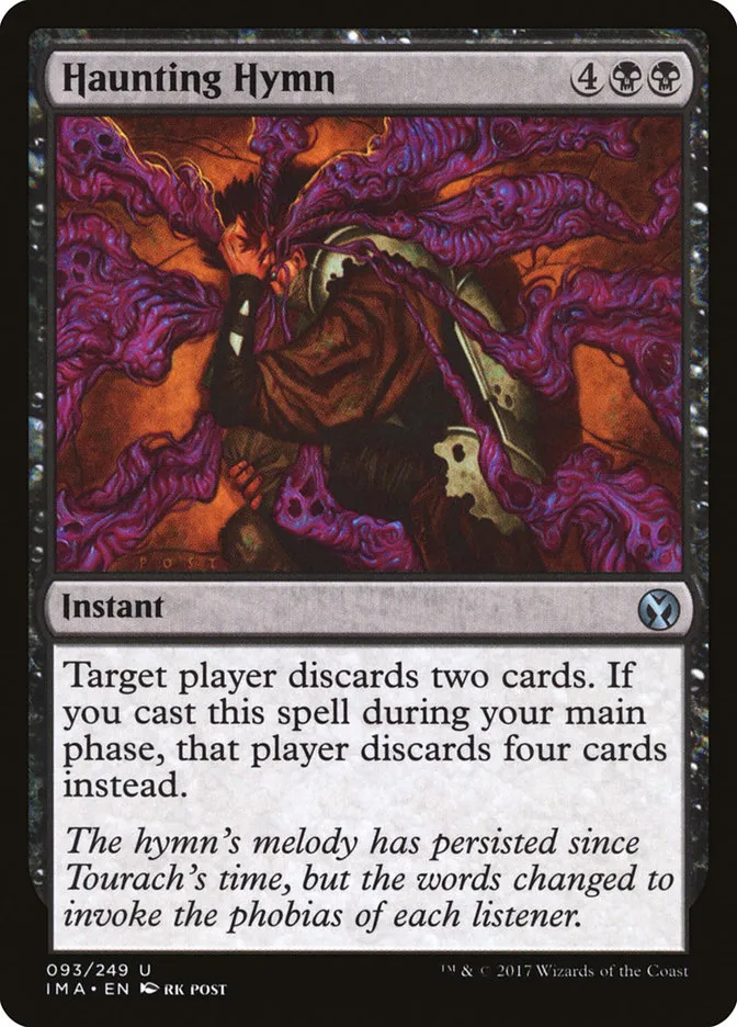 2017 Iconic Masters Haunting Hymn uncommon #93 unlisted card image